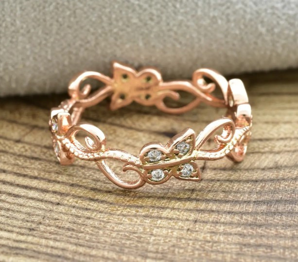 Кольцо Xuping Красота 11689, 18 размер (ширина 6мм), белые фианиты, позолота РО Киев - изображение 1