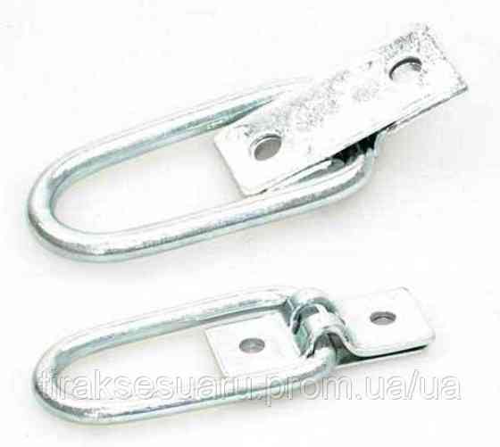 Тримач тенту рухомий 37мм Петля на тент-штору Скоба бортова тентова Луцьк