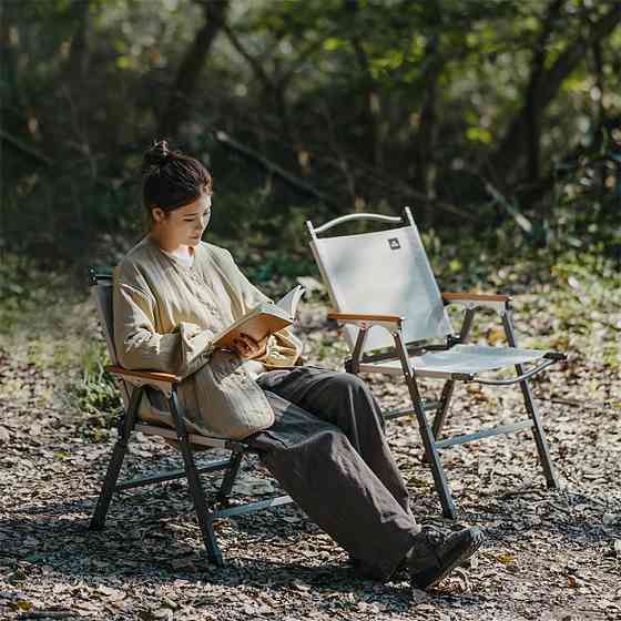 Кресло складное Naturehike CNK2550JJ010 сталь (Бежевий) Винница