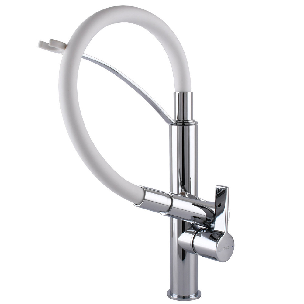 Змішувач для кухні TOPAZ SARDINIA TS 8817-H23-W-S (000015783) Київ - фото 3