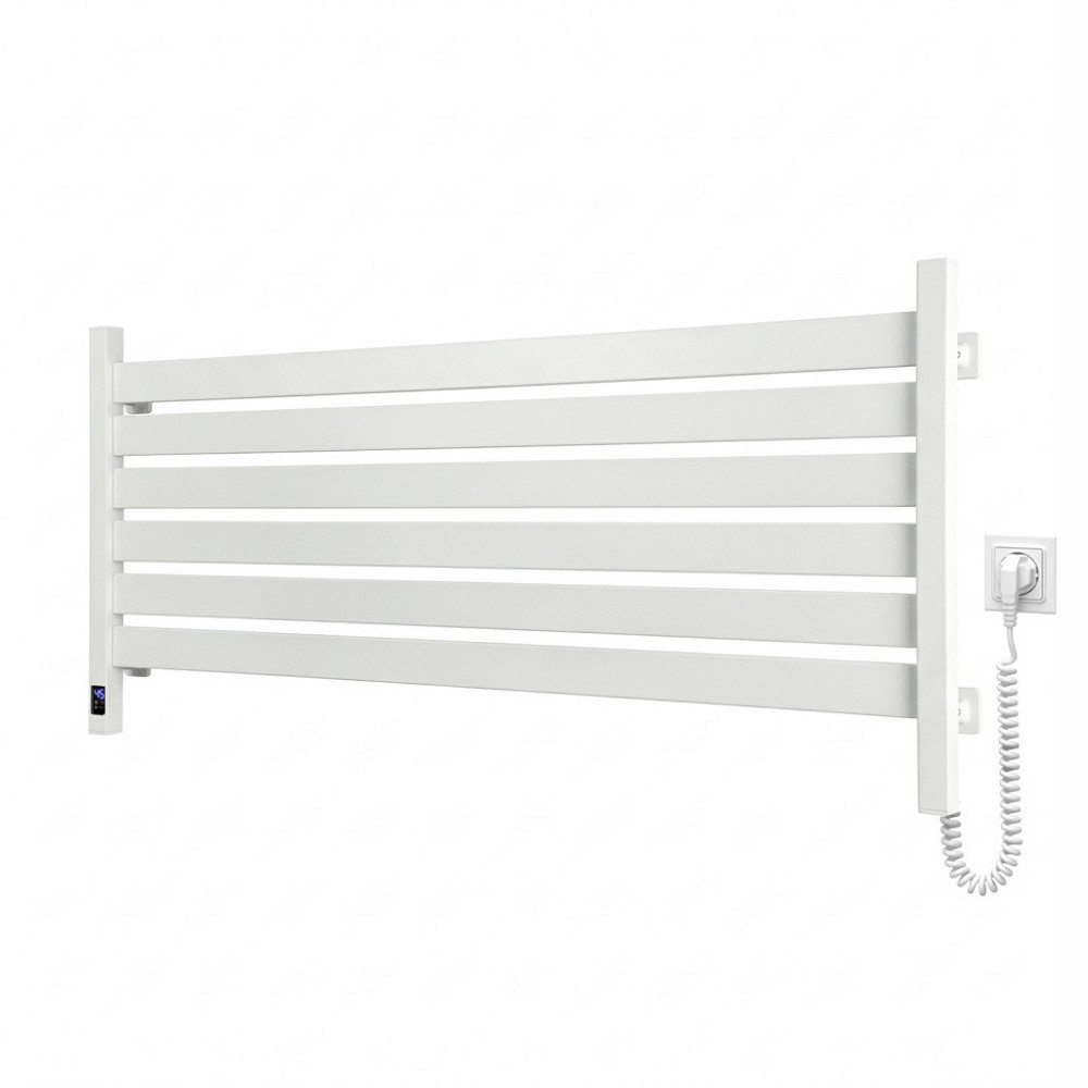 Електрична сушарка для рушників NAVIN Largo 1100х500 Sensor з Wi-Fi, широкий правосторонній, білий оксамит Київ - фото 2