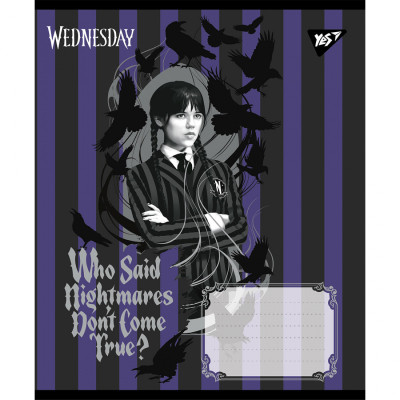 Тетрадь Yes Wednesday Таинственные уроки А5 48 листов линия (768275) Винница - изображение 2