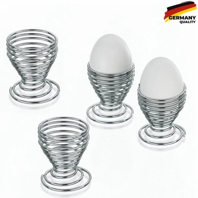 Аксессуар кухонный Kela Набір підставок для яєць Globul 5х6 см 4 шт (17580) Винница - изображение 1