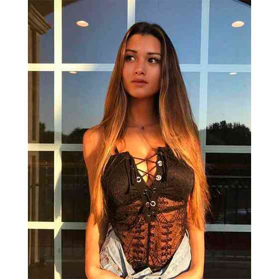 Еротичне боді із зав'язками чорний — S/M Вінниця