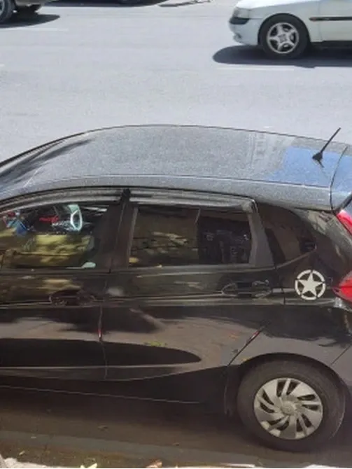 Наклейка на авто Звезда белая Большая 19х19 см Киев - изображение 3