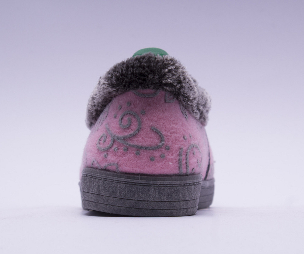 Капці жіночі із задником теплі домашні, рожеві бабуші Одеса - фото 6