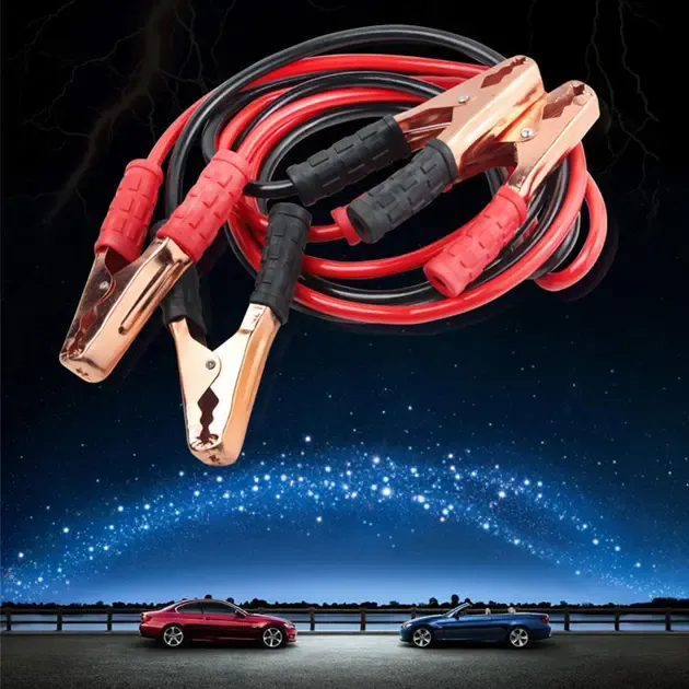 Пусковые провода прикуривания 500A профессиональные с максимальным током пуска для зарядки аккумулятора Коломия - фото 4