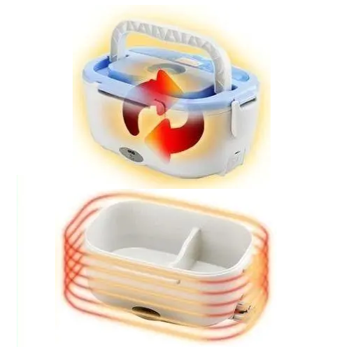 Ланч Бокс на Два Відсіка з Підігрівом Їжи від мережі 220 л Lunch box Коробка для Обеда Дніпро - фото 6