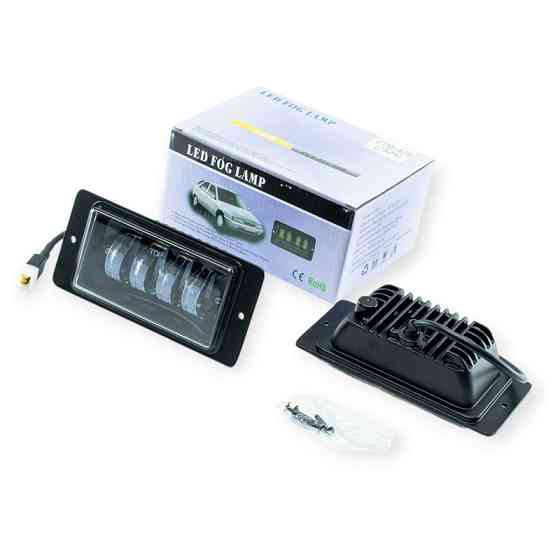 Фара 2110-2115 LED 40W 4 диодных элементов металлический корпус (к-кт 2 шт) противотуманная Мукачево