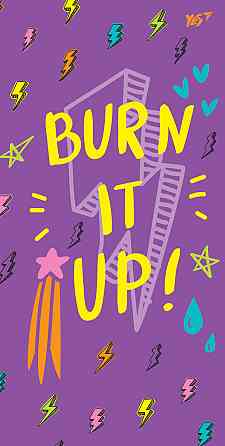 Блокнот 100*200/64 арк."Yes""Burn it up!" # офсет, тверда обкл., 151524, шт Київ
