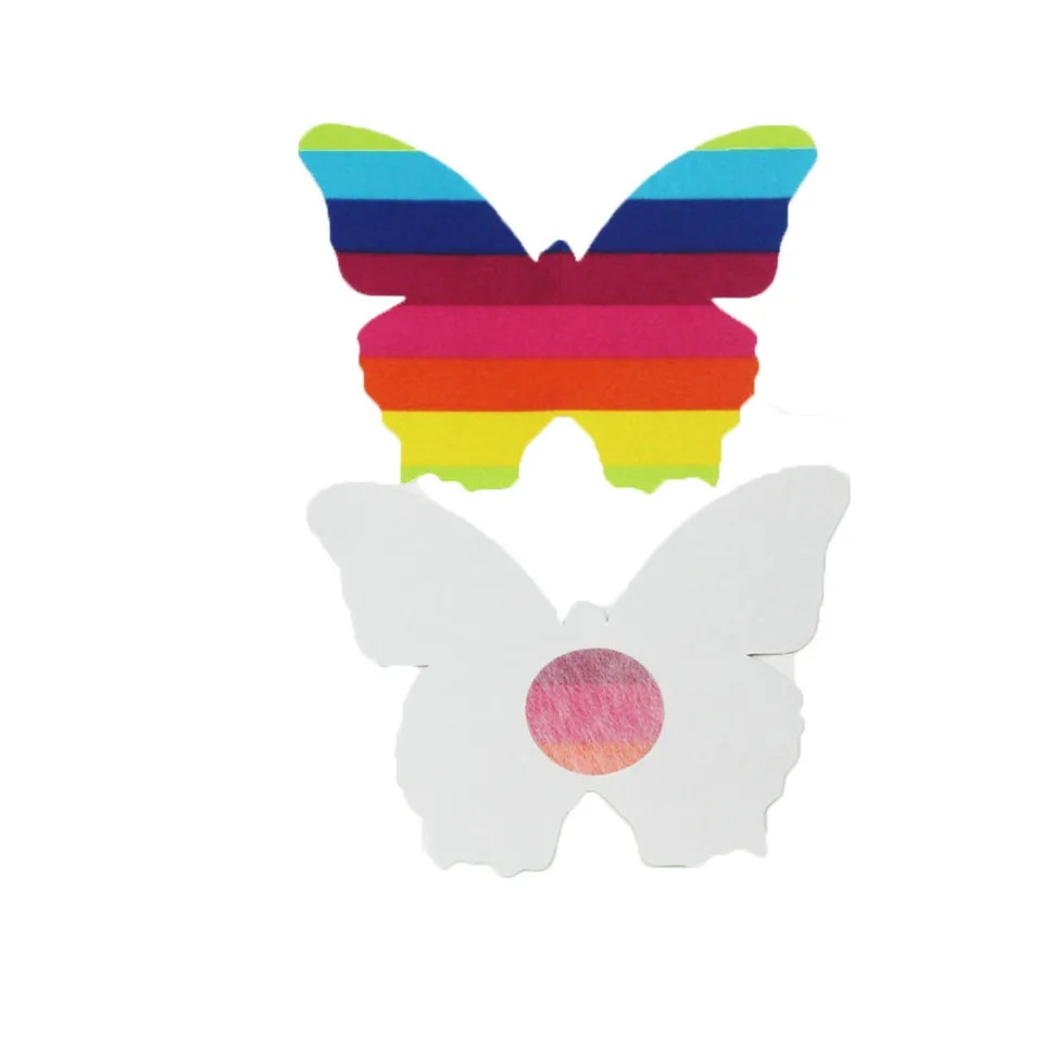 Наклейки на груди Метелики 8 на 10 см різнобарвний Київ - фото 3