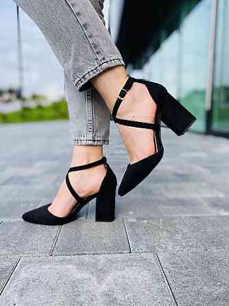 Seastar Босоніжки жіночі SEASTAR чорні (літо, еко-замша) (4114) Коломыя