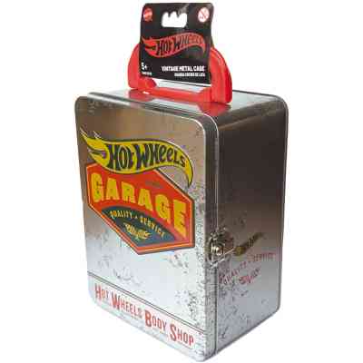 Игровой набор Hot Wheels Винтажный контейнер для 18 машинок, серебристый (HWCC22S) Винница