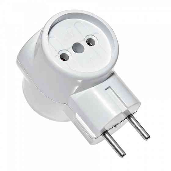 Тройник электрический Токер ЕМР, 6А Белый Днепр