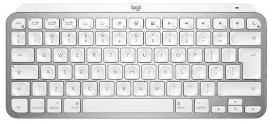 Клавіатура Logitech MX Keys Mini For Mac Wireless Illuminated Pale Grey (6772198) Київ