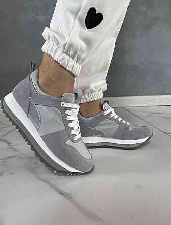 ARLEN Кросівки жіночі ARLEN КК-ЛВ сірі (весна-осінь, шкіра+замша натуральна) (5006) лише 37р. Коломия