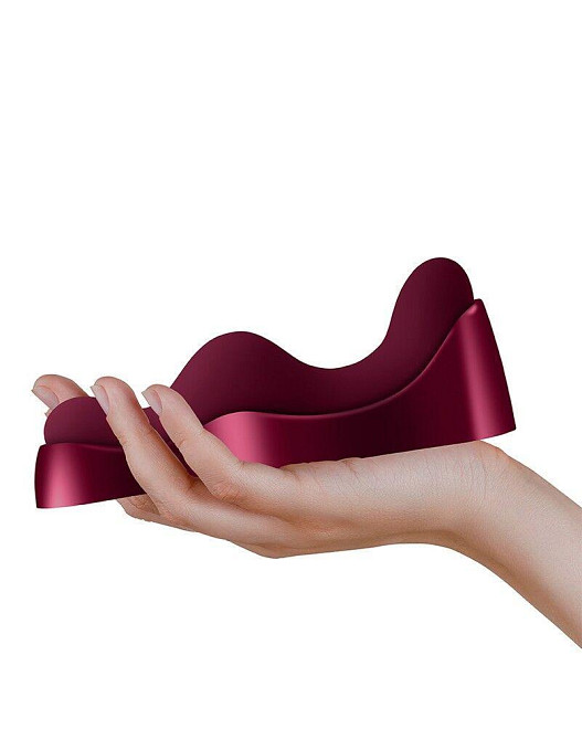 Універсальний sit-on-top вібратор Rocks Off Ruby Glow Blush, пульт ДК Sex Aura Київ - фото 7