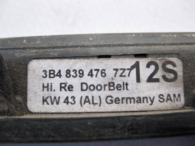 VAG  3B4839476 Хром молдинг під скло задніх правих дверей VW Passat B5+ Одесса - изображение 3