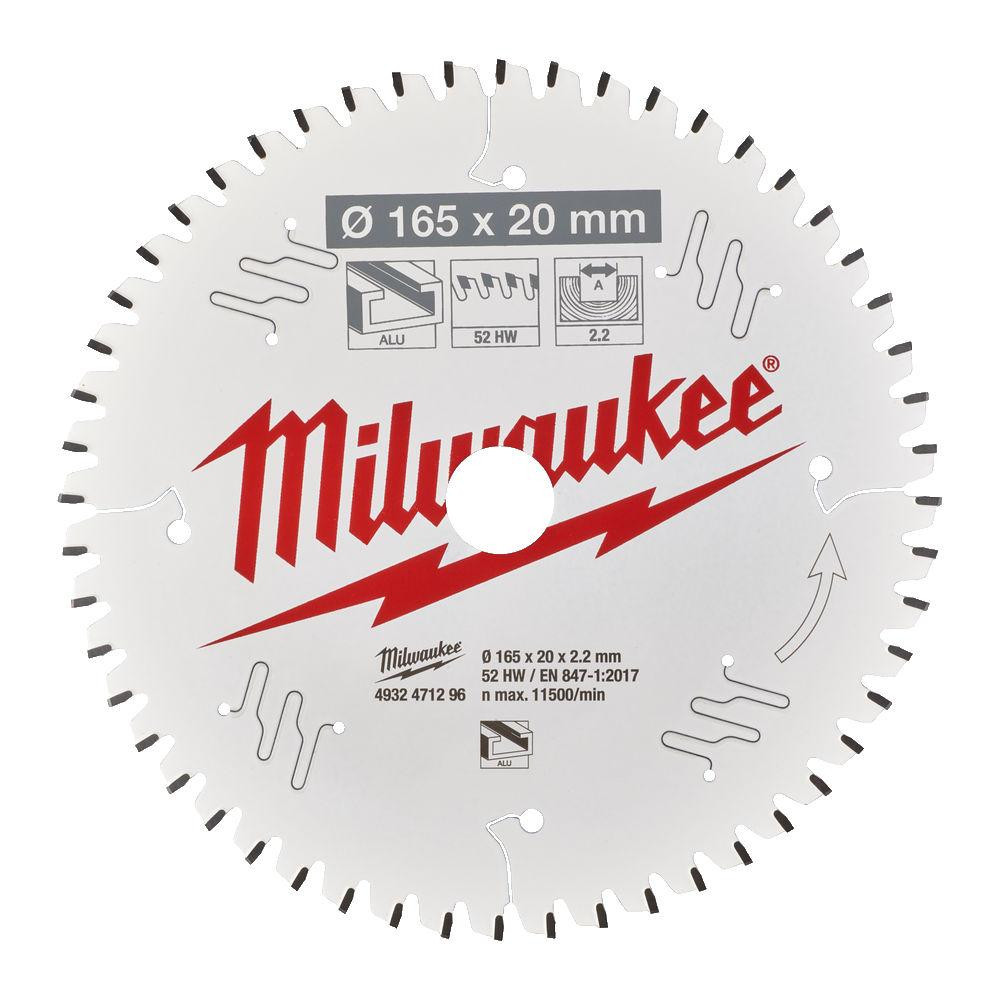 Диск пиляльний Alu PFTE MILWAUKEE, діам.165х20х2,2мм, 52 зуб. Одесса - изображение 2