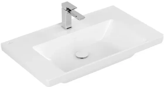 Раковина  Villeroy&Boch Subway 3.0 80X47Cm Stone White Ceramicplus (4A7081RW) Киев