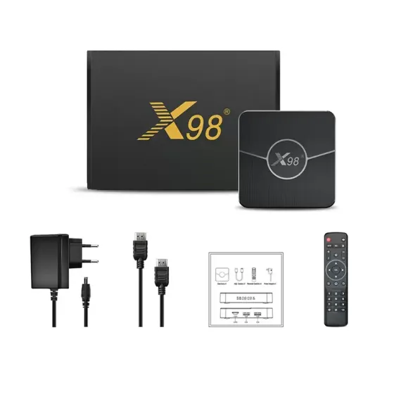 Смарт ТВ приставка X98 Plus 4/64 Гб Android Smart TV Box Андроїд 11 ТВ бокс Київ