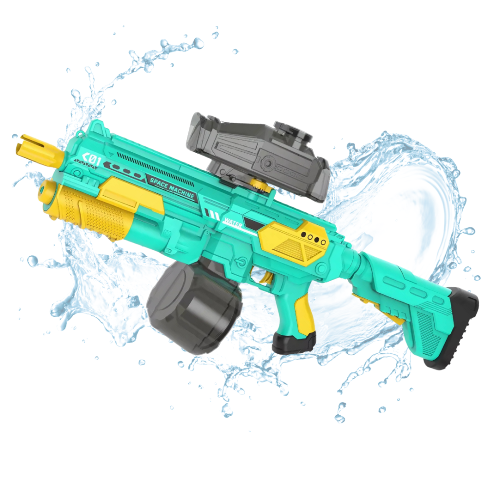 Водный пистолет, аккумуляторный водный автомат с автоматической закачкой воды, электрический бластер, зеленый Каменец-Подольский - изображение 3