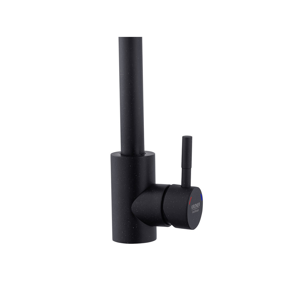 Змішувач для кухні Kroner KRP Edelstahl Klassisch - SCH035 чорний Київ - фото 5