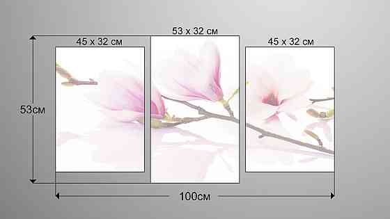 Модульная картина Цветы  Art-20_3 Киев