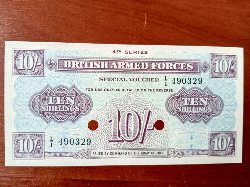 Великобритания (Армия)British armed forces 10 шиллингов 1962 г. (4-ый выпуск) UNС!!! Полтава - фото 1