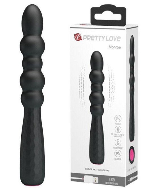 Гнучкий вібростимулятор PRETTY LOVE-MONROE, BI - 014758-1 Sex Aura Київ - фото 1