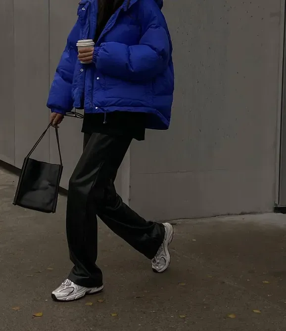 Чорні жіночі шлкіряні брюки утеплені на флісі Харків - фото 6