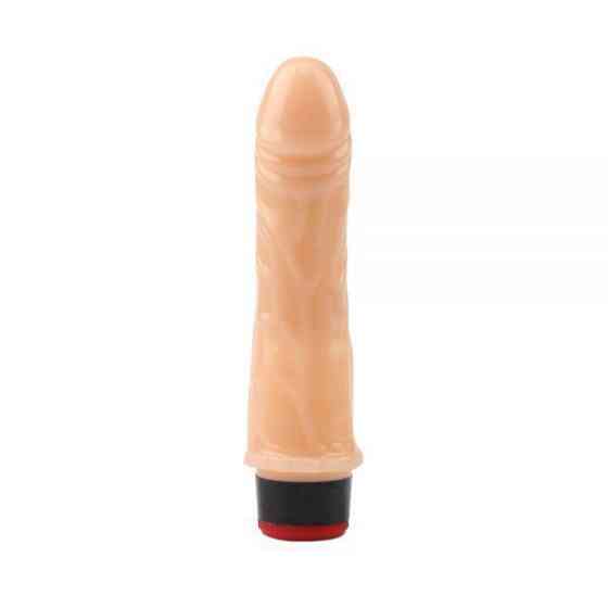 Вибромассажер 7” Vibe Cock, Flesh Sex Aura Київ