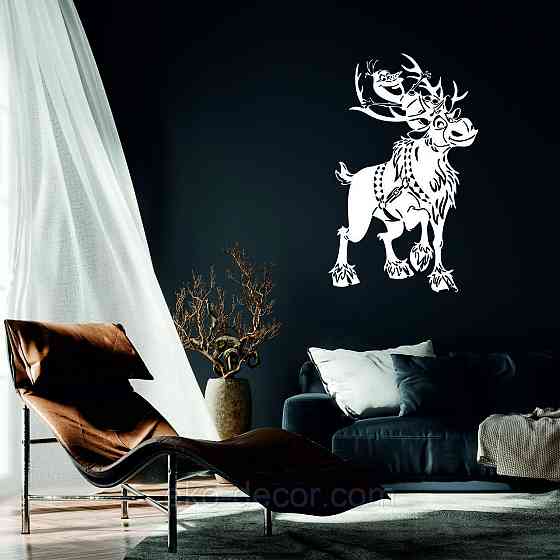 Декоративное настенное Панно «Олень», Декор на стену 70*43 см Киев