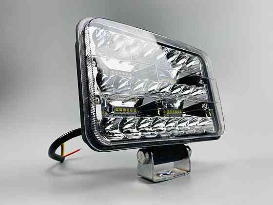 Прямокутна LED фара 144 Вт 48 світлодіодів з чіпами 3030, ближнє + дальнє автомобільне світло Мукачево