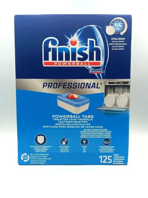 Таблетки для посудомийної машини Finish Professional Powerball Calgonit 125 шт. Львів - фото 1