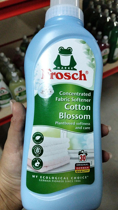 Frosch Концентрований кондиціонер-ополіскувач для білизни Квіти бавовника , 750мл Київ - фото 2