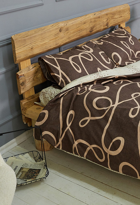 Комплект постільної білизни Ideal Textile бязь з принтом двоспальний євро (56860702) Чернівці - фото 2