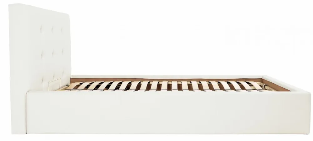 Кровать Двуспальная Manchester VIP 160 х 200 см Fly 2200 С дополнительной металлической цельносварной рамой Белый Киев - изображение 4