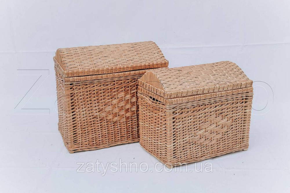 Скриня з лози ручної роботи (у наборі 3) | Київ - фото 4
