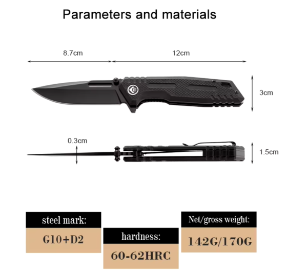 Нож складной ChongMing, 437 - Olive Днепр
