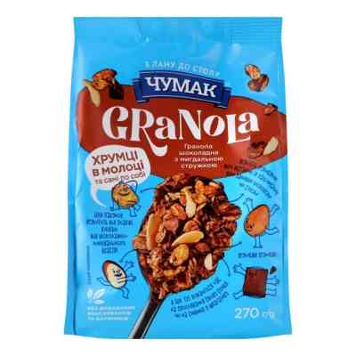 Гранола Чумак Шоколад Мигдаль 270 г (4823096008233) Вінниця
