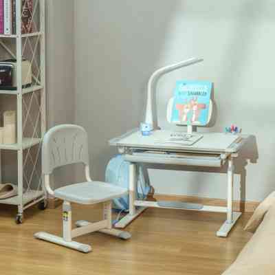 Парта зі стільцем Cubby Lupin Grey (Lupin grey KIDS FURNITURE) Вінниця