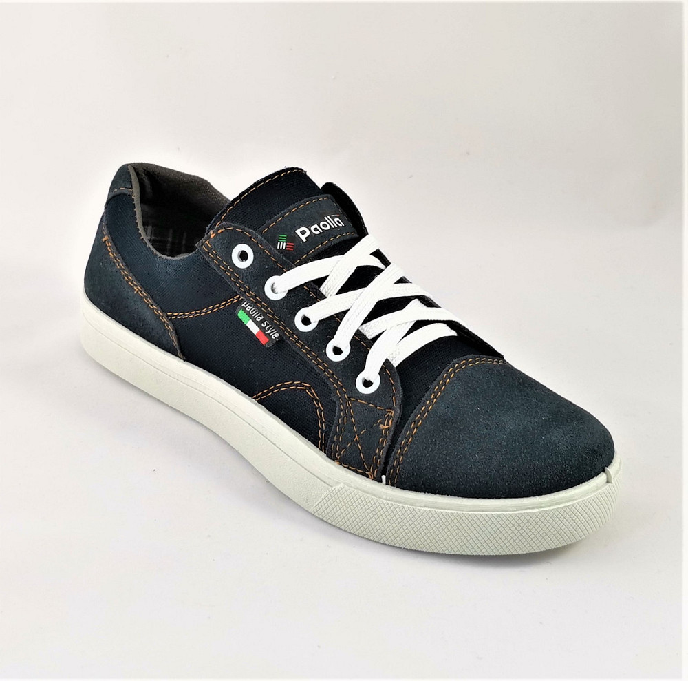 Чоловічі Кросівки Кеди Мокасини Сині (розміри: 40,41) Дніпро - фото 3