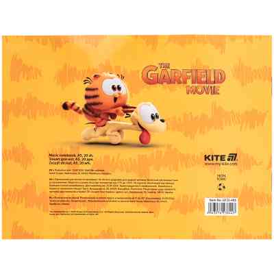 Зошит Kite для нот Garfield А5, 20 аркушів (GF25-405) Вінниця