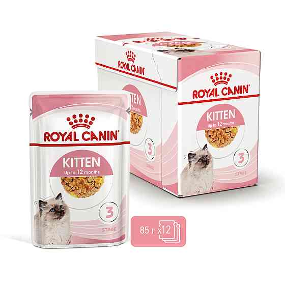 Вологий корм для кошенят ROYAL CANIN KITTEN IN JELLY 0.085 кг Київ