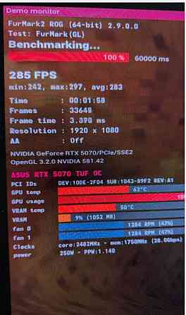 Asus TUF RTX5070 O12G Gaming. Харків