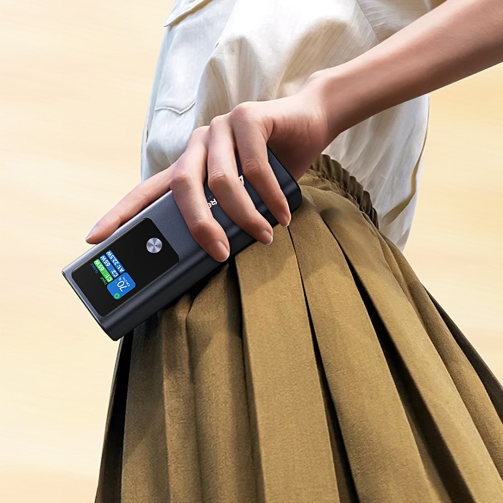 Универсальная мобильная батарея Remax RPP-662 25200mAh QC+PD (22.5W+140W) Синий Винница - изображение 9