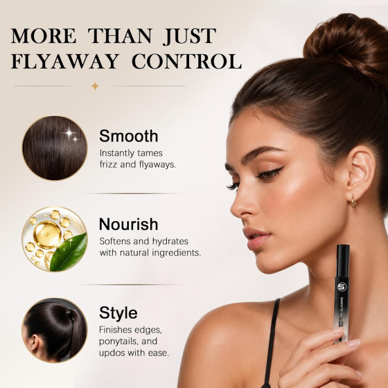 Samnyte Hair Finishing Stick 2×18 мл, стик-гель для волос, 12 ч фиксации, против пушистости, baby hair, без жирности Киев