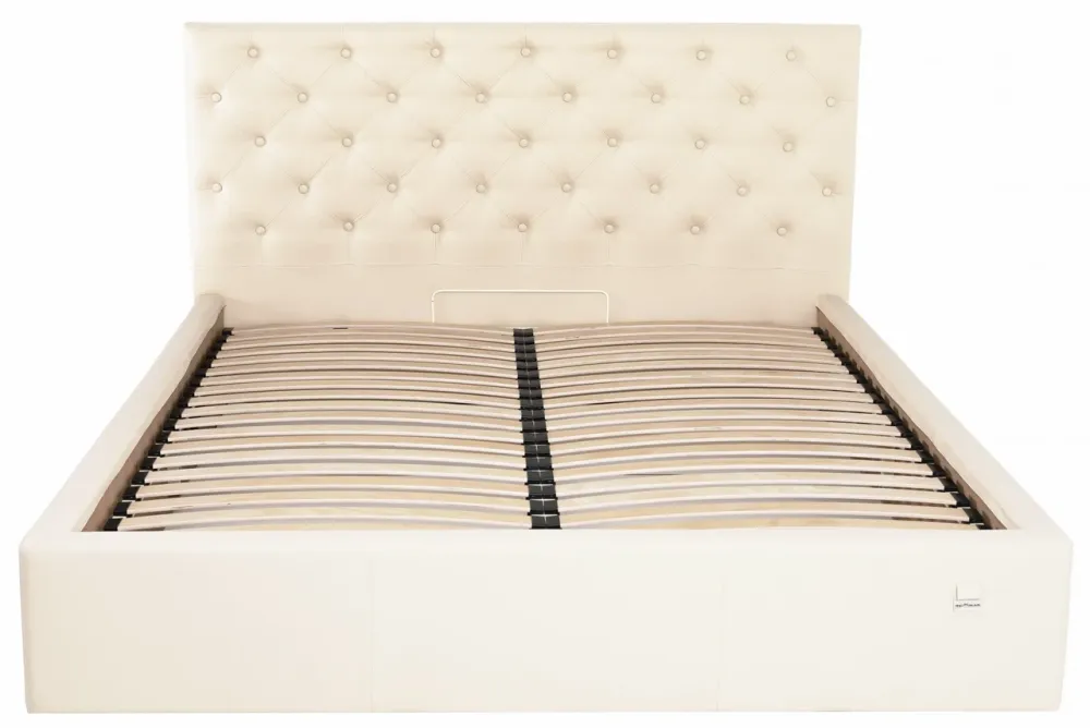 Кровать Coventry Comfort 120 х 200 см Fly 2207 С подъемным механизмом и нишей для белья Бежевый Киев - изображение 1