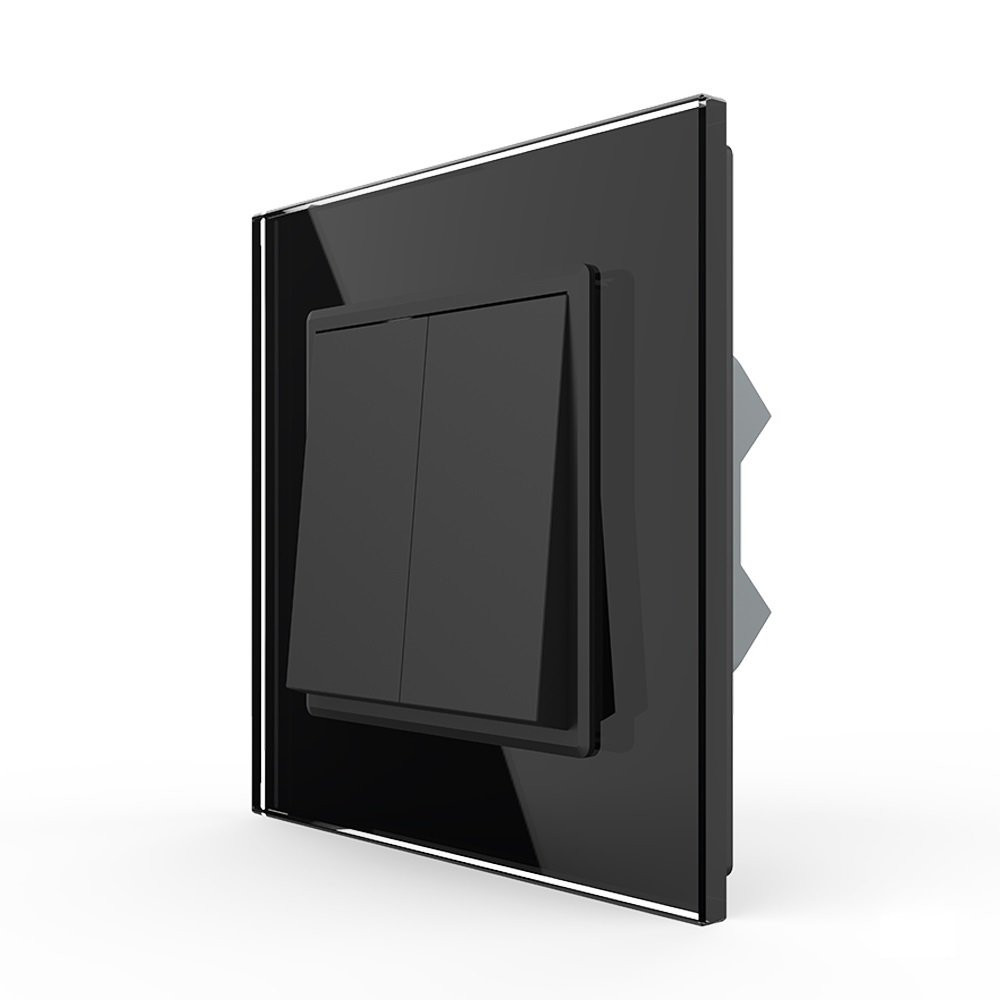 LIVOLO Двоклавішний перехресний вимикач Livolo чорний (VL-C7FCMM10A-1BP) Коломыя - изображение 8